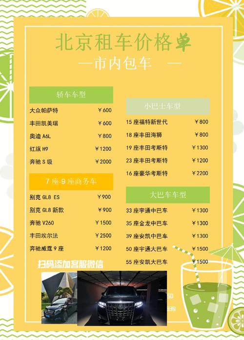 北京个人长期租车价格,北京个人长期租车价格怎么算