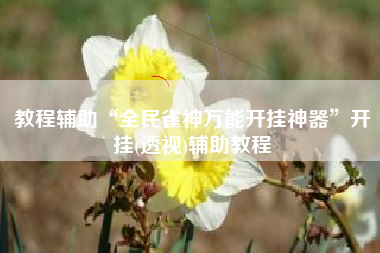 教程辅助“全民雀神万能开挂神器”开挂(透视)辅助教程